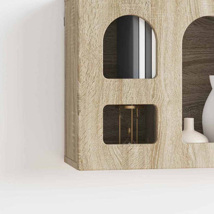 vidaXL Hanging Cabinet ELST Sonoma Oak 60 x 20 x 40 cm Engineered Wood