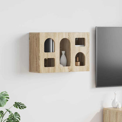 vidaXL Hanging Cabinet ELST Sonoma Oak 60 x 20 x 40 cm Engineered Wood