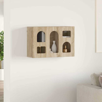 vidaXL Hanging Cabinet ELST Sonoma Oak 60 x 20 x 40 cm Engineered Wood