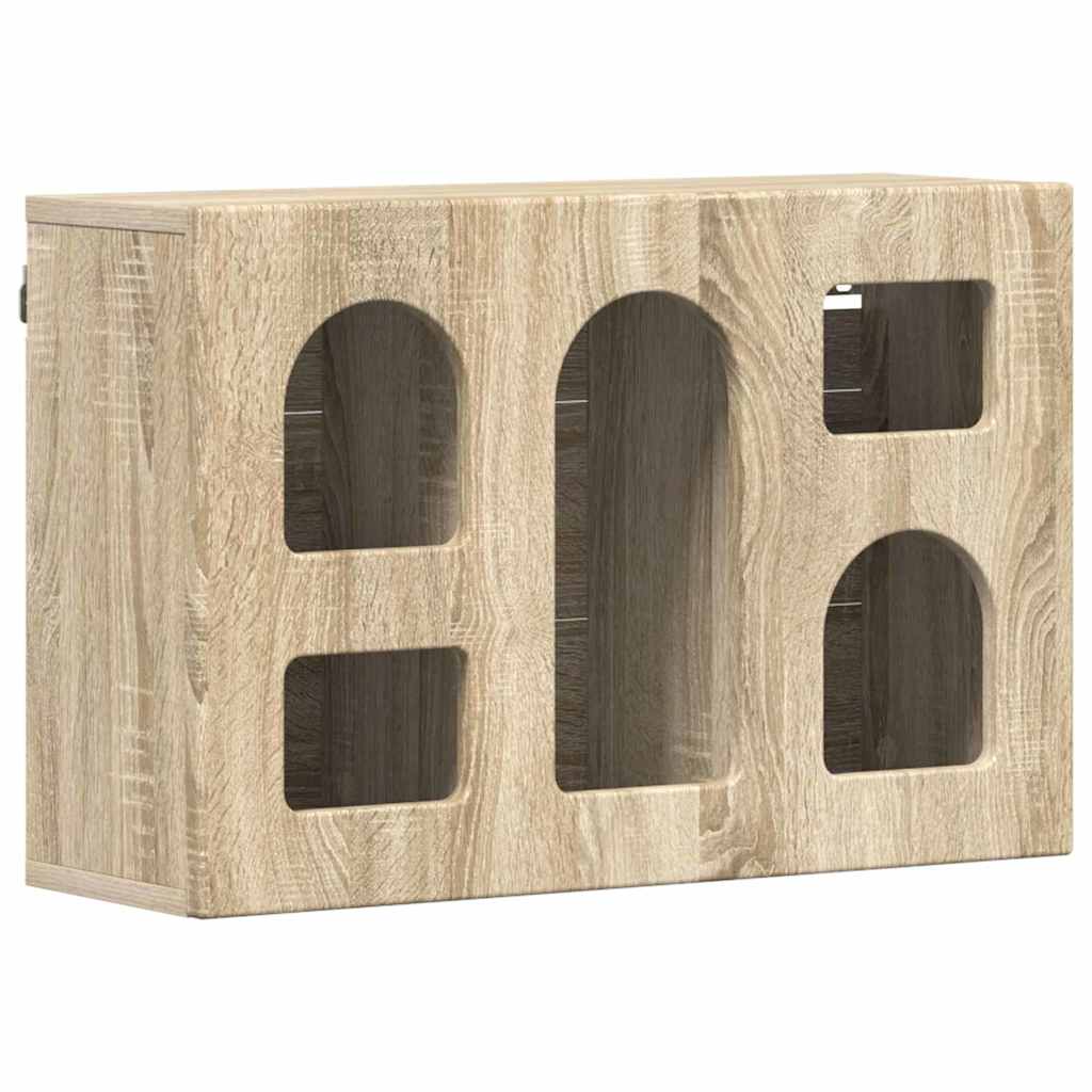 vidaXL Hanging Cabinet ELST Sonoma Oak 60 x 20 x 40 cm Engineered Wood