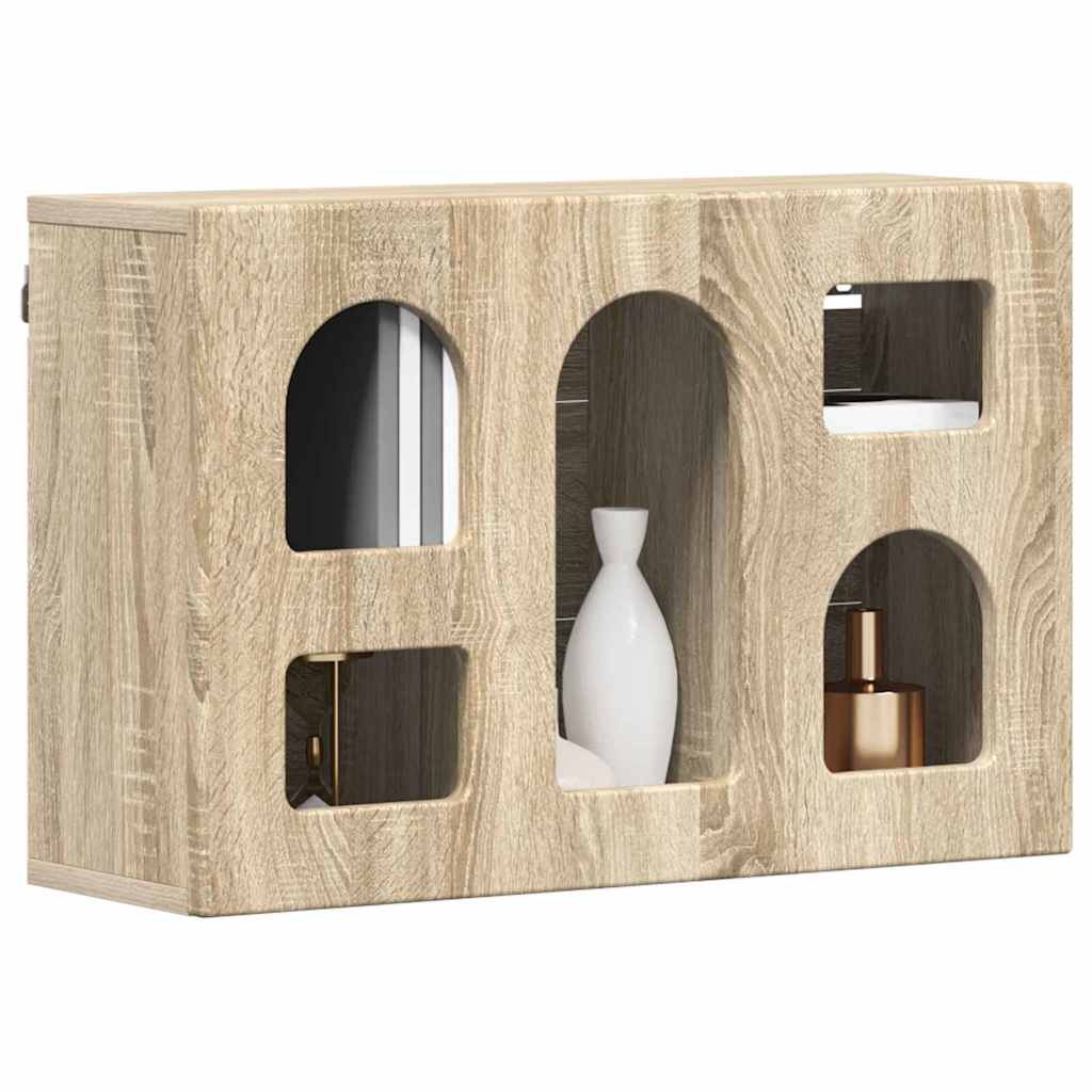 vidaXL Hanging Cabinet ELST Sonoma Oak 60 x 20 x 40 cm Engineered Wood