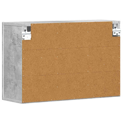 vidaXL Hanging Cabinet with Shelf ELST Concrete Grey 60 x 20 x 40 cm