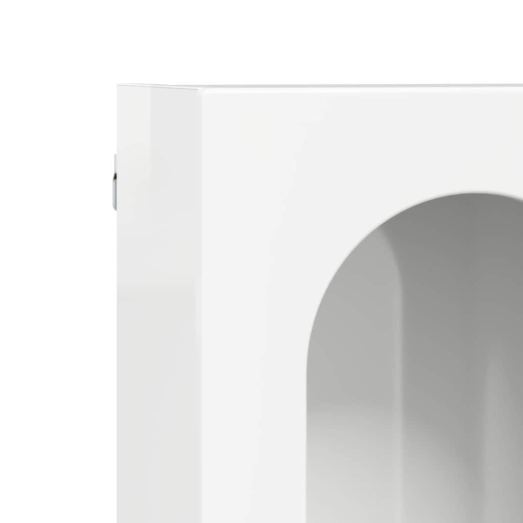 vidaXL Hanging Cabinet ELST High Gloss White 60 x 20 x 40 cm