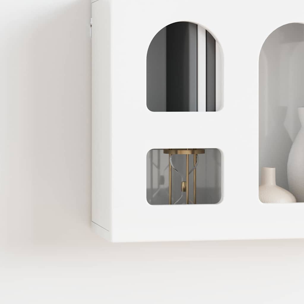 vidaXL Hanging Cabinet ELST High Gloss White 60 x 20 x 40 cm