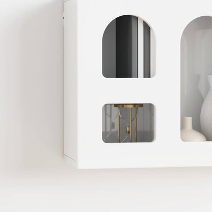 vidaXL Hanging Cabinet ELST High Gloss White 60 x 20 x 40 cm