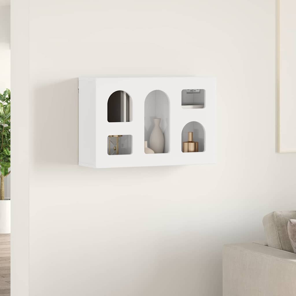 vidaXL Hanging Cabinet ELST High Gloss White 60 x 20 x 40 cm