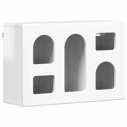 vidaXL Hanging Cabinet ELST High Gloss White 60 x 20 x 40 cm