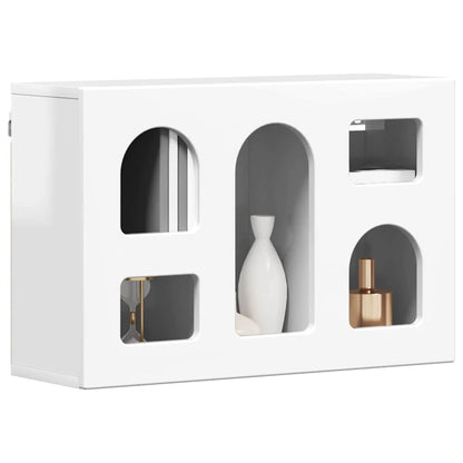 vidaXL Hanging Cabinet ELST High Gloss White 60 x 20 x 40 cm