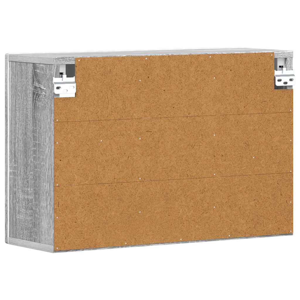 vidaXL Hanging Cabinet with Shelf ELST Grey Sonoma 60 x 20 x 40 cm