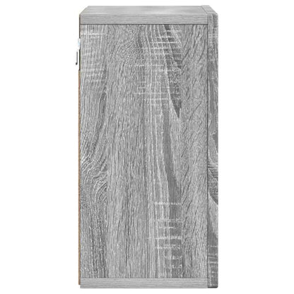 vidaXL Hanging Cabinet with Shelf ELST Grey Sonoma 60 x 20 x 40 cm