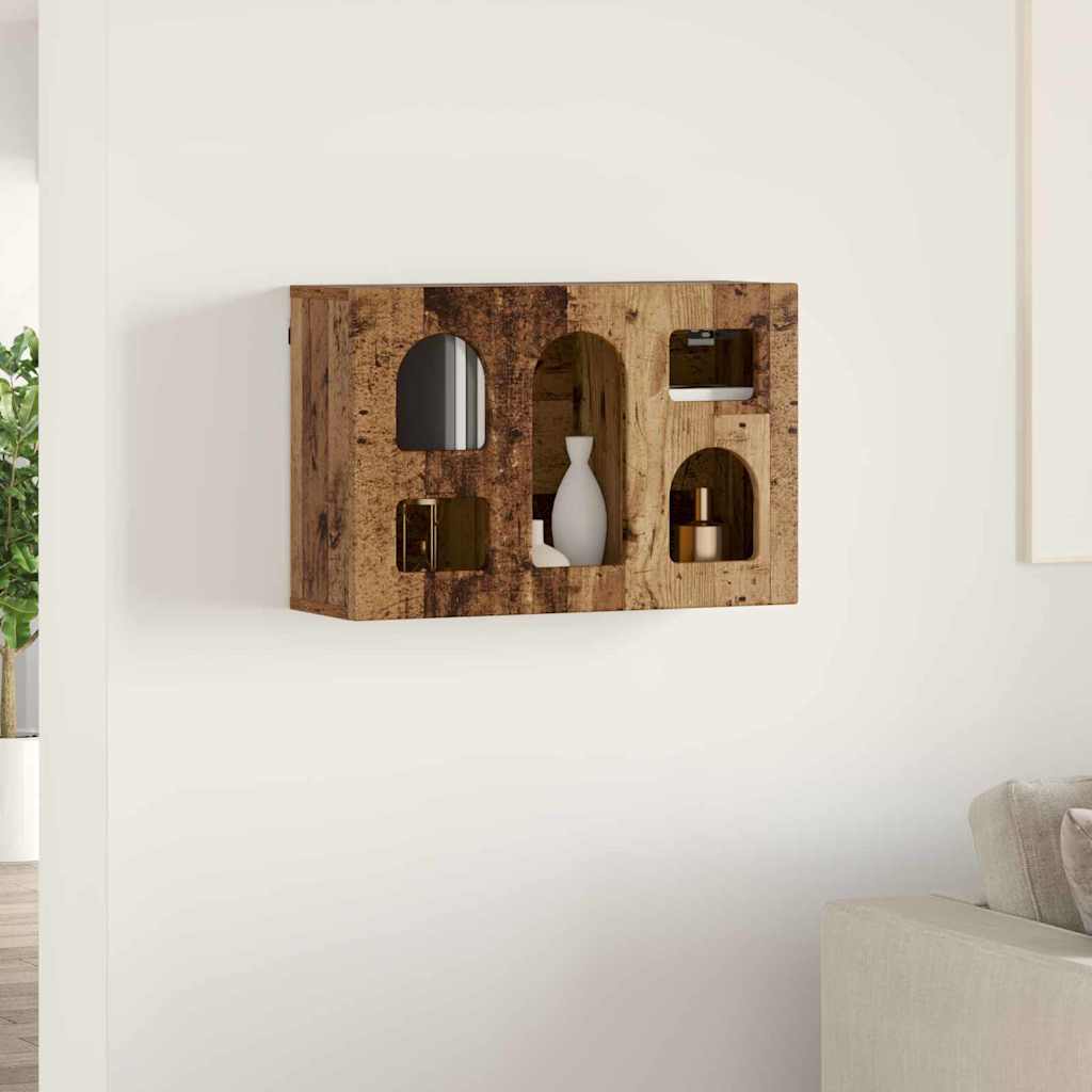 vidaXL Hanging Cabinet ELST Old Wood 60 x 20 x 40 cm Engineered Wood