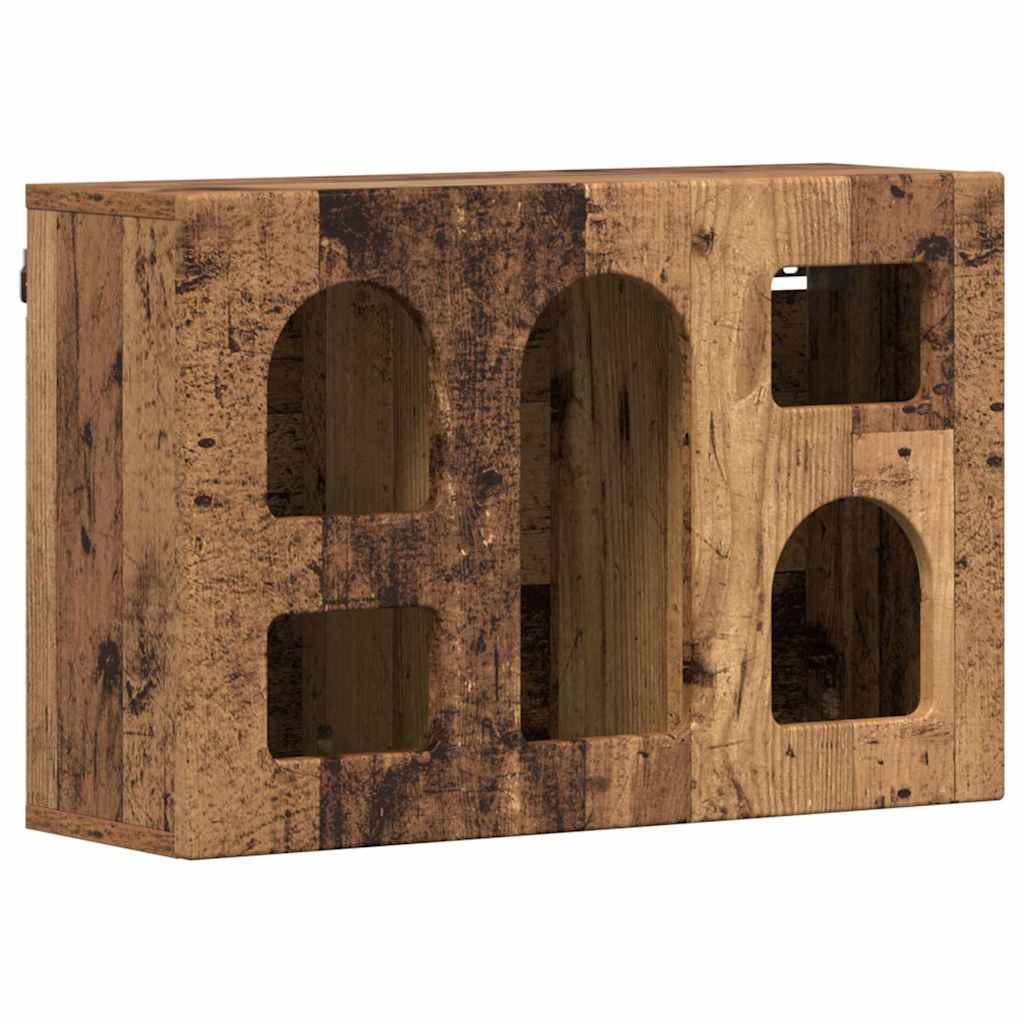 vidaXL Hanging Cabinet ELST Old Wood 60 x 20 x 40 cm Engineered Wood