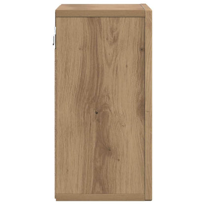 vidaXL Hanging Cabinet with Shelf ELST Artisan Oak 60 x 20 x 40 cm