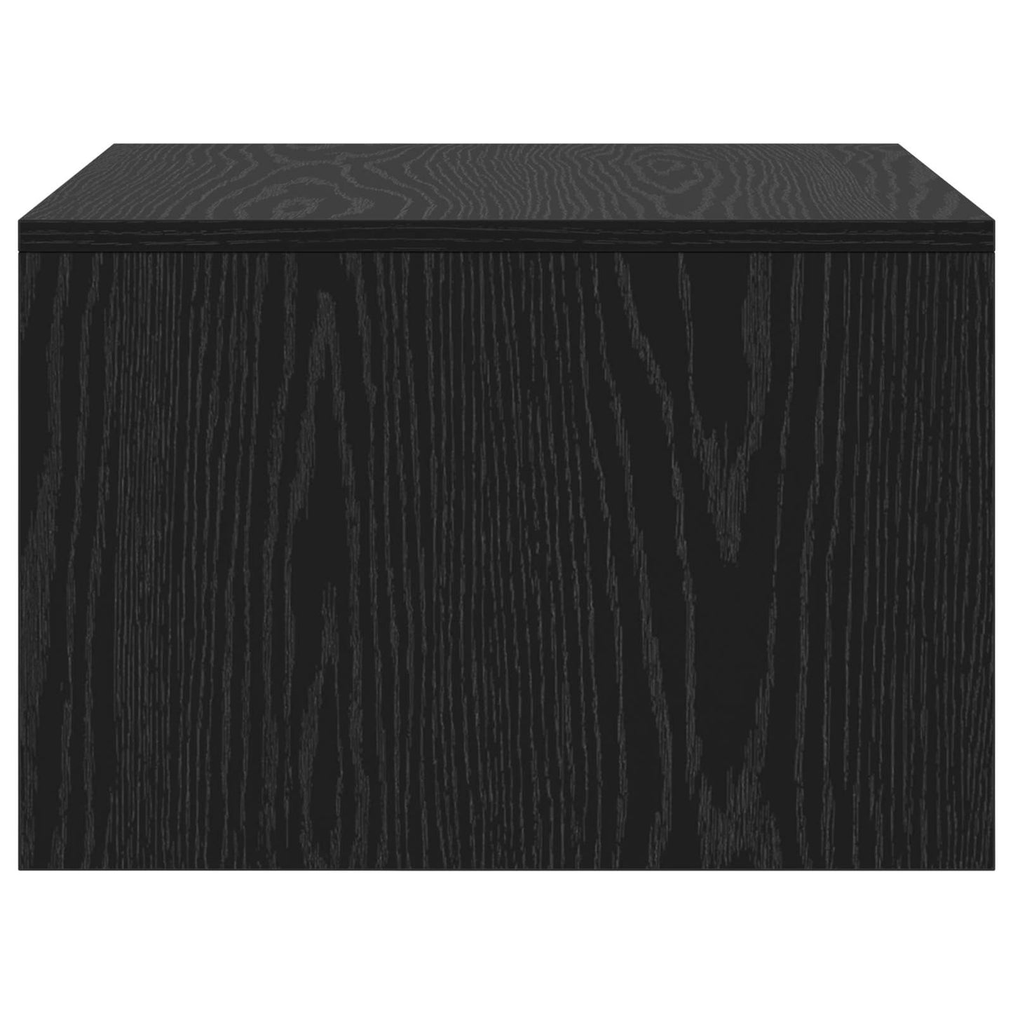 vidaXL Wall-Mounted Desk Black Oak 60 x 45 x 30 cm Engineered Wood