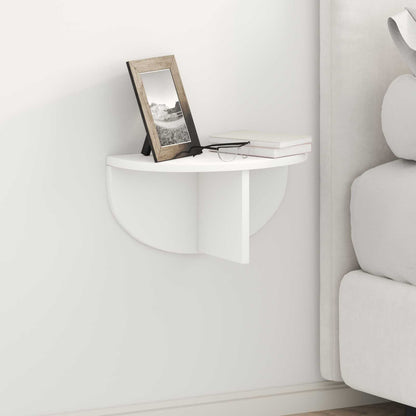 vidaXL Wall Shelf Wall-mounted White 38 x 19 x 19 cm Engineered Wood