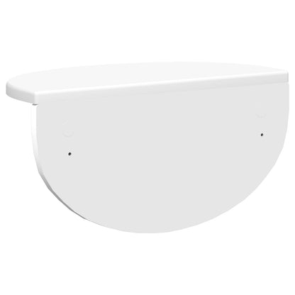 vidaXL Wall Shelf Wall-mounted White 38 x 19 x 19 cm Engineered Wood