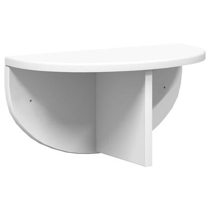 vidaXL Wall Shelf 2 pcs White 38 x 19 x 19 cm Engineered Wood