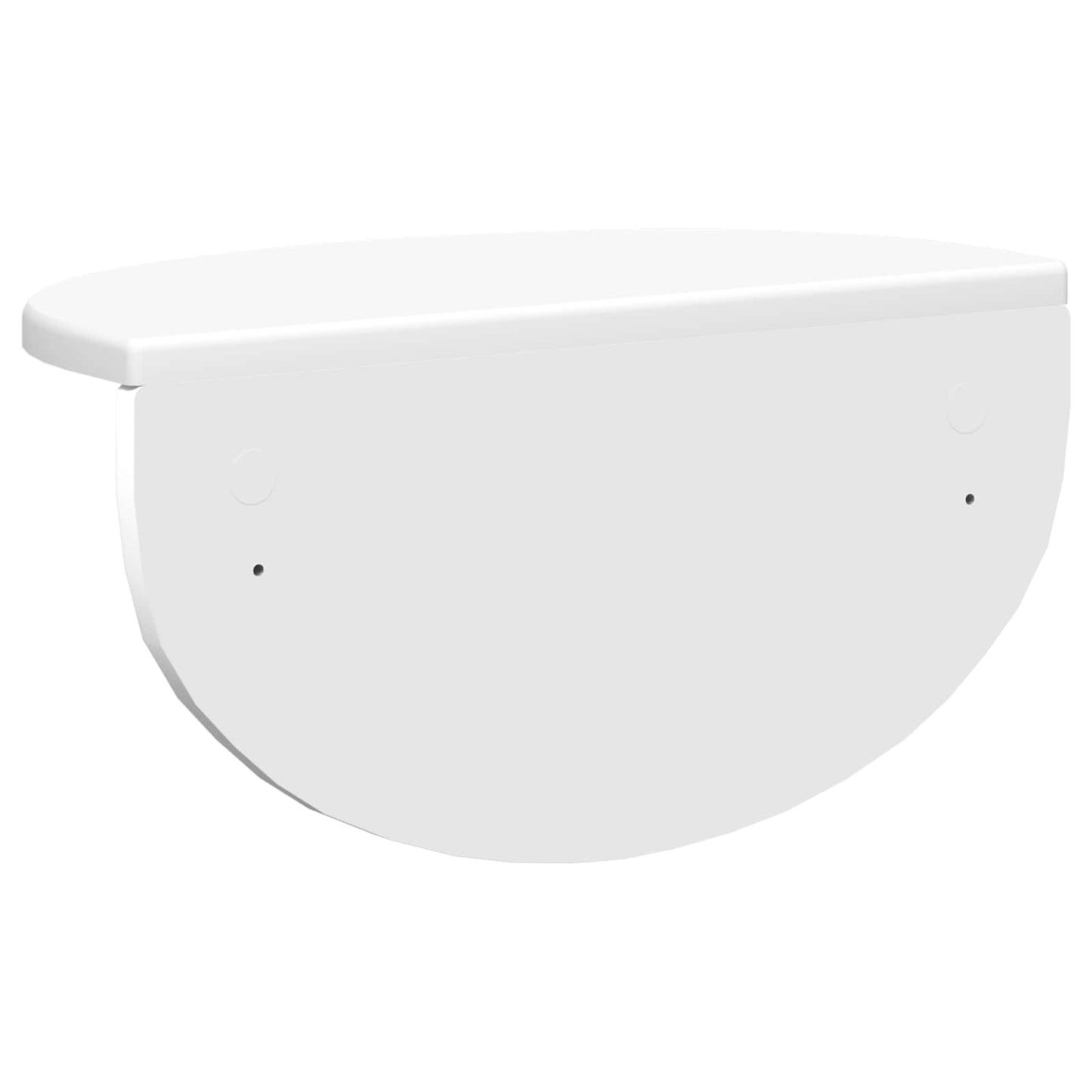 vidaXL Wall Shelf 2 pcs White 38 x 19 x 19 cm Engineered Wood