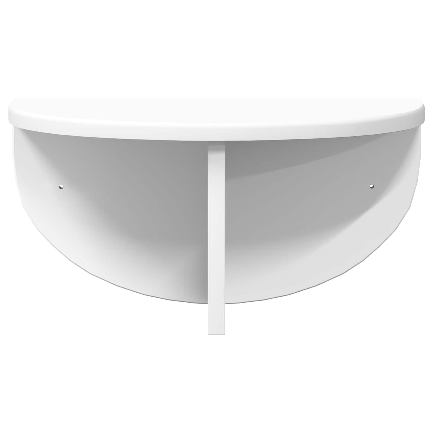 vidaXL Wall Shelf 2 pcs White 38 x 19 x 19 cm Engineered Wood