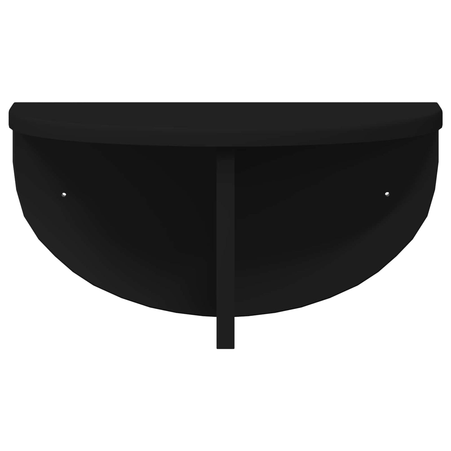 vidaXL Wall Shelf Wall-mounted Black 38 x 19 x 19 cm Engineered Wood