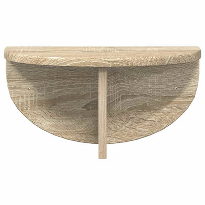 vidaXL Wall Shelf Sonoma Oak 38 x 19 x 19 cm Engineered Wood