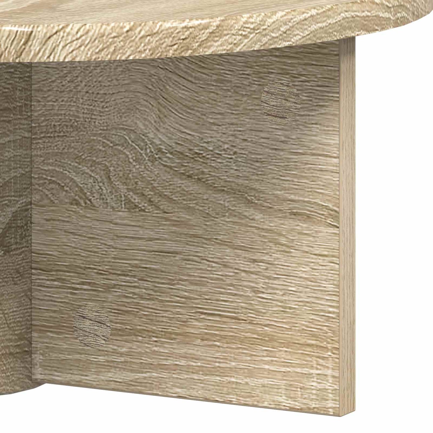 vidaXL Wall Shelf 2 pcs Sonoma Oak 38 x 19 x 19 cm Engineered Wood