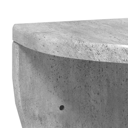 vidaXL Wall Shelf Concrete Grey 38 x 19 x 19 cm Engineered Wood
