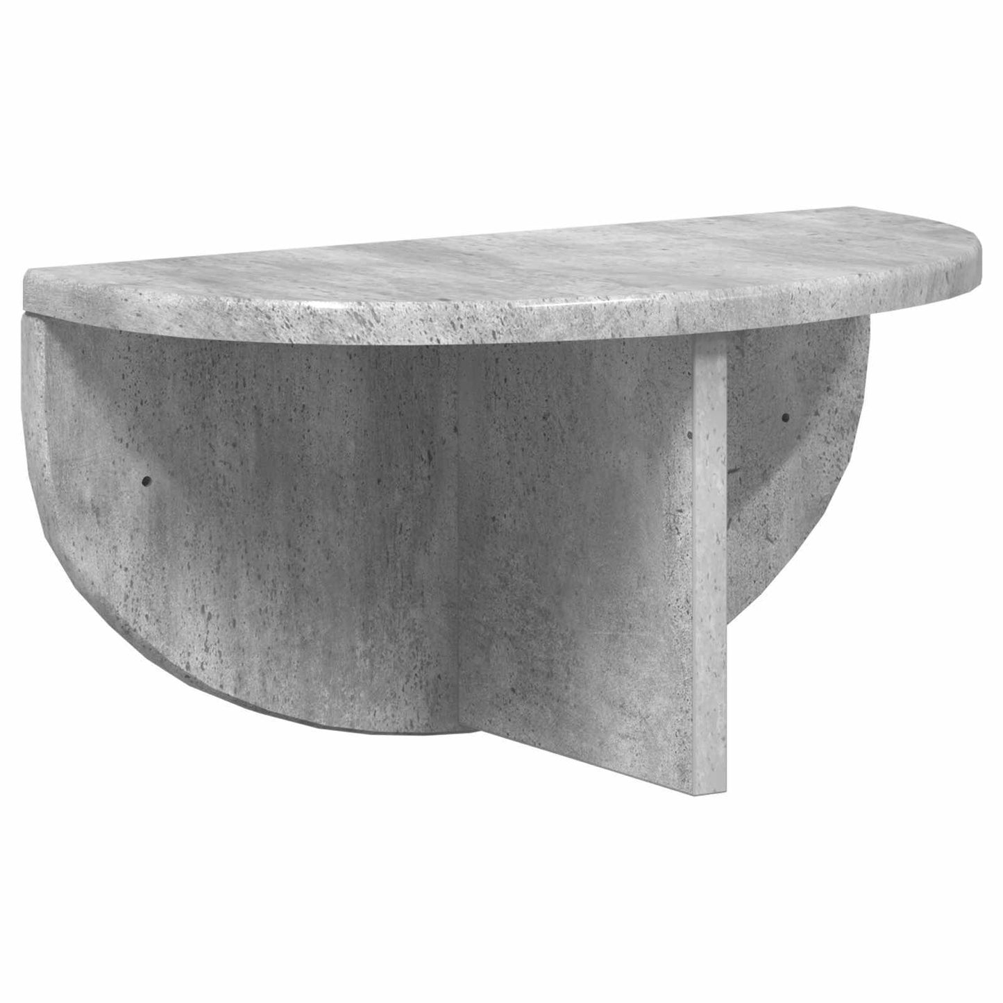 vidaXL Wall Shelf 2 pcs Concrete Grey 38 x 19 x 19 cm Engineered Wood