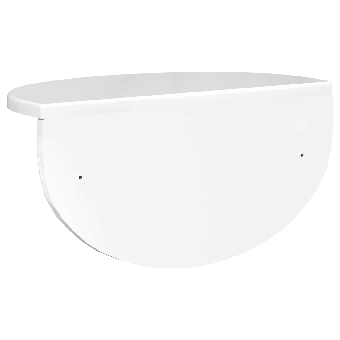 vidaXL Wall Shelf High Gloss White 38 x 19 x 19 cm Engineered Wood