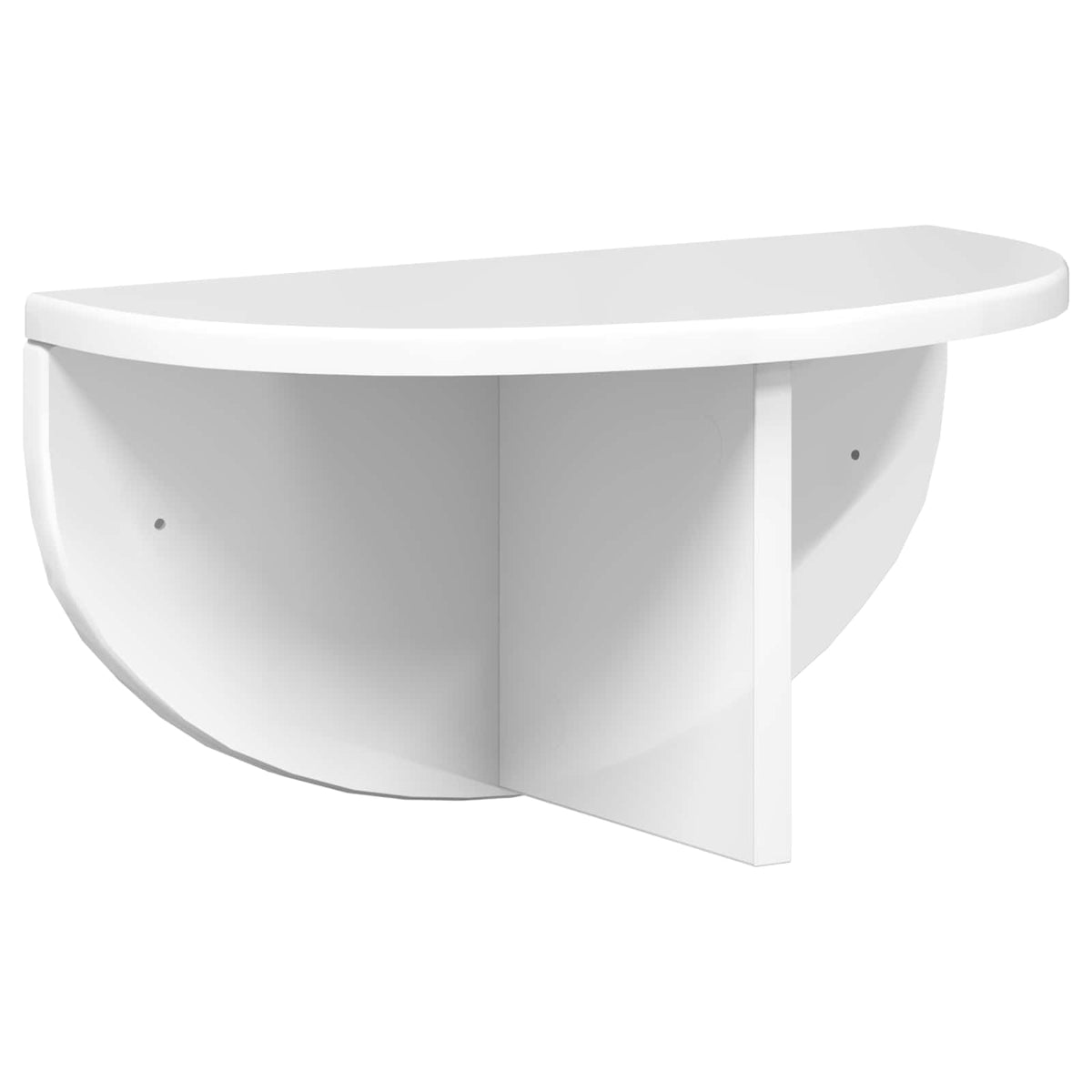 vidaXL Wall Shelf 2 pcs High Gloss White 38 x 19 x 19 cm