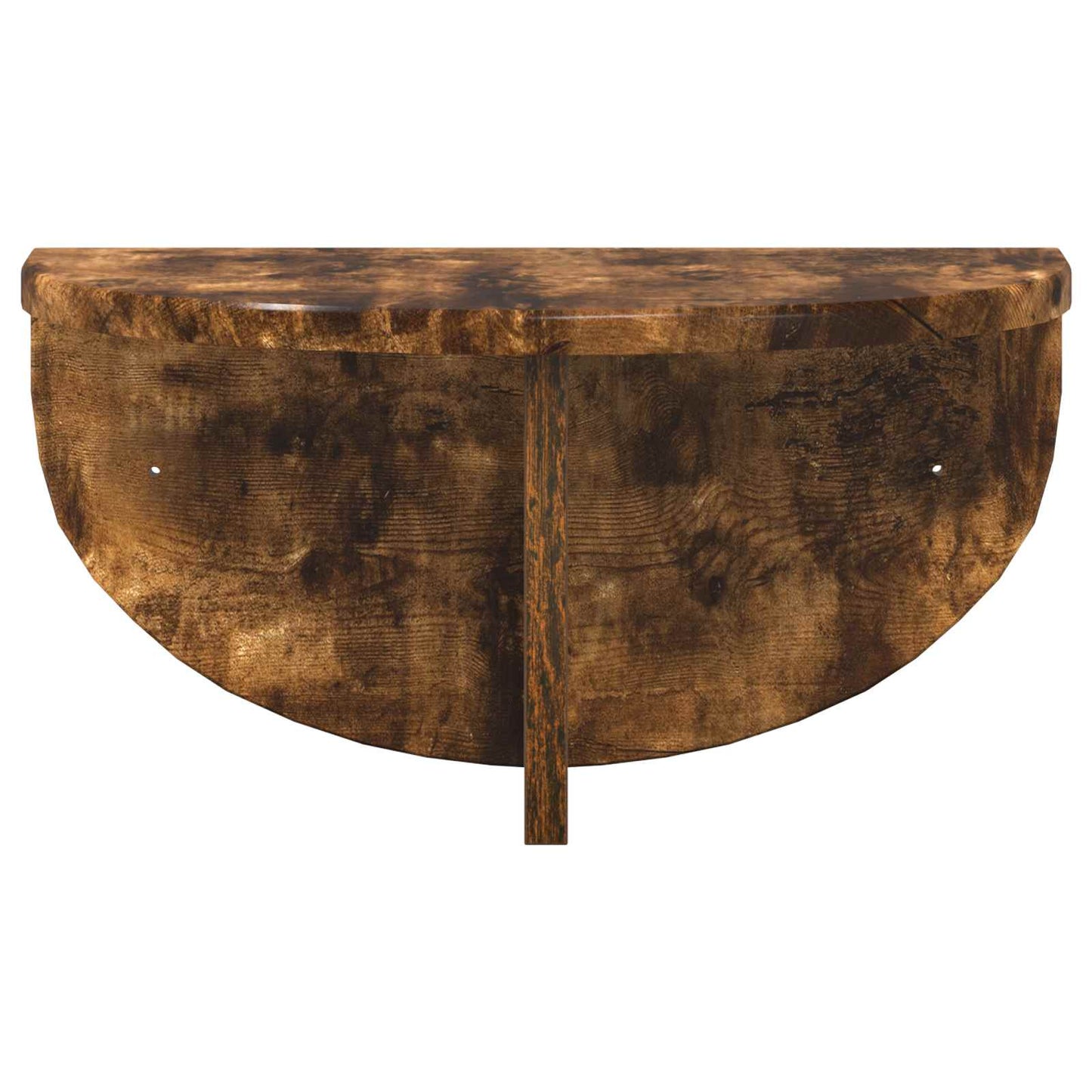 vidaXL Wall Shelf 2 pcs Smoked Oak 38 x 19 x 19 cm Engineered Wood