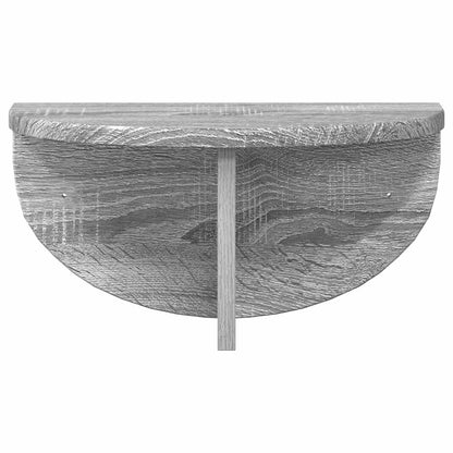 vidaXL Wall Shelf Grey Sonoma 38 x 19 x 19 cm Engineered Wood