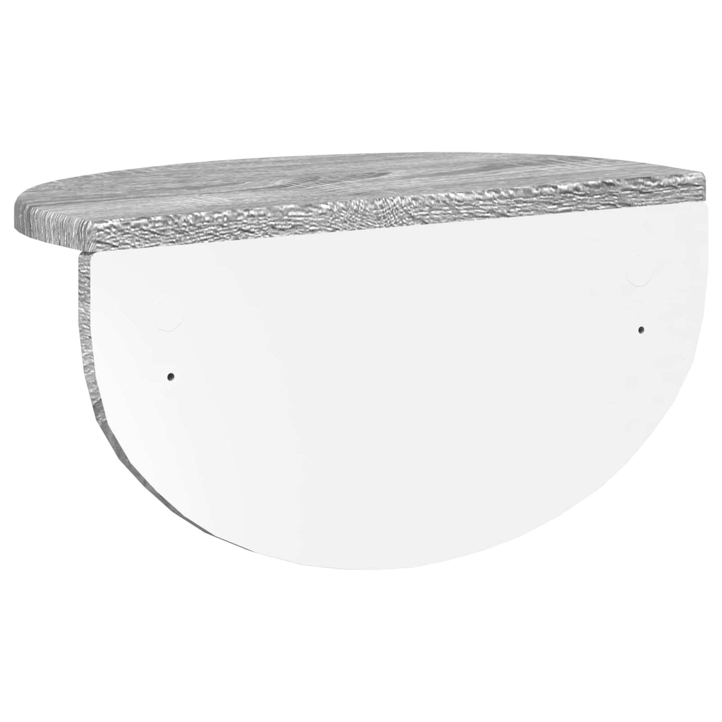 vidaXL Wall Shelf 2 pcs Grey Sonoma 38 x 19 x 19 cm Engineered Wood