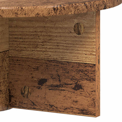 vidaXL Wall Shelf Old Wood 38 x 19 x 19 cm Engineered Wood