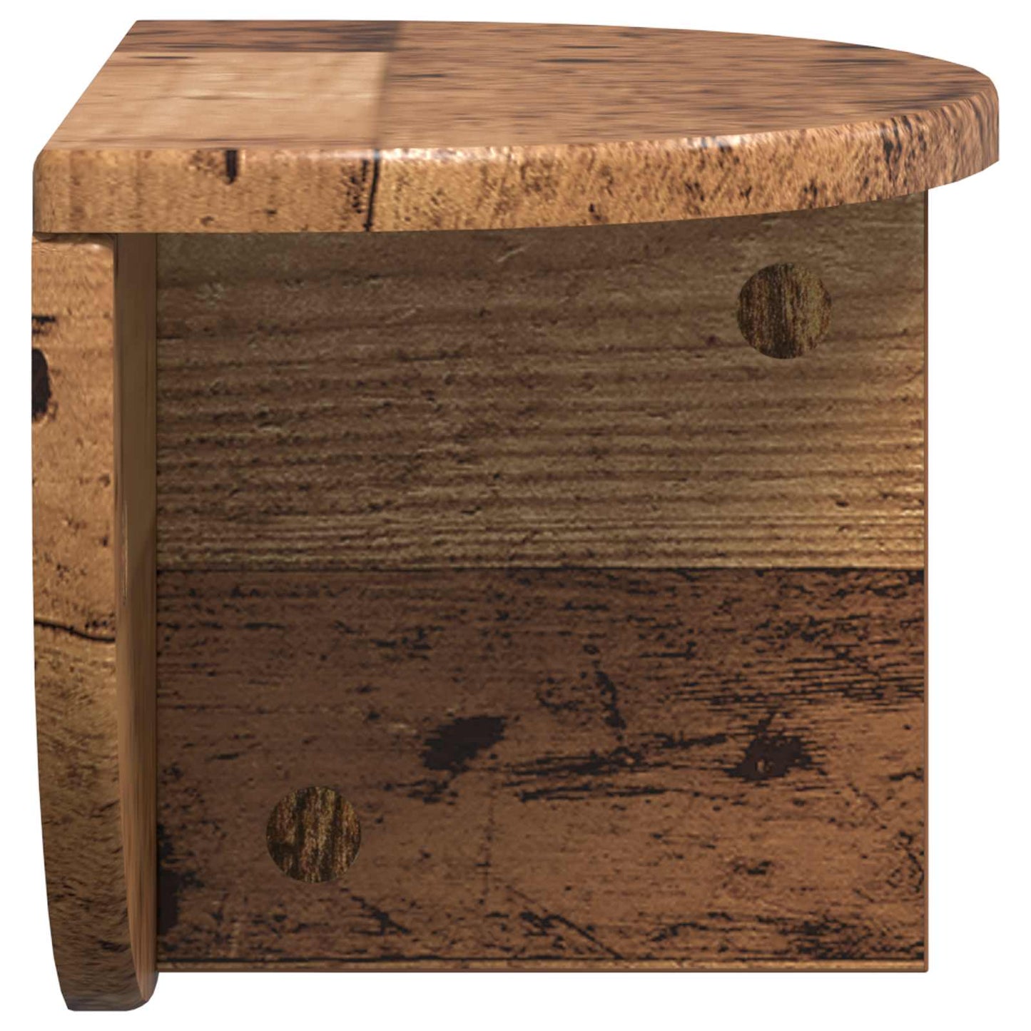 vidaXL Wall Shelf Old Wood 38 x 19 x 19 cm Engineered Wood