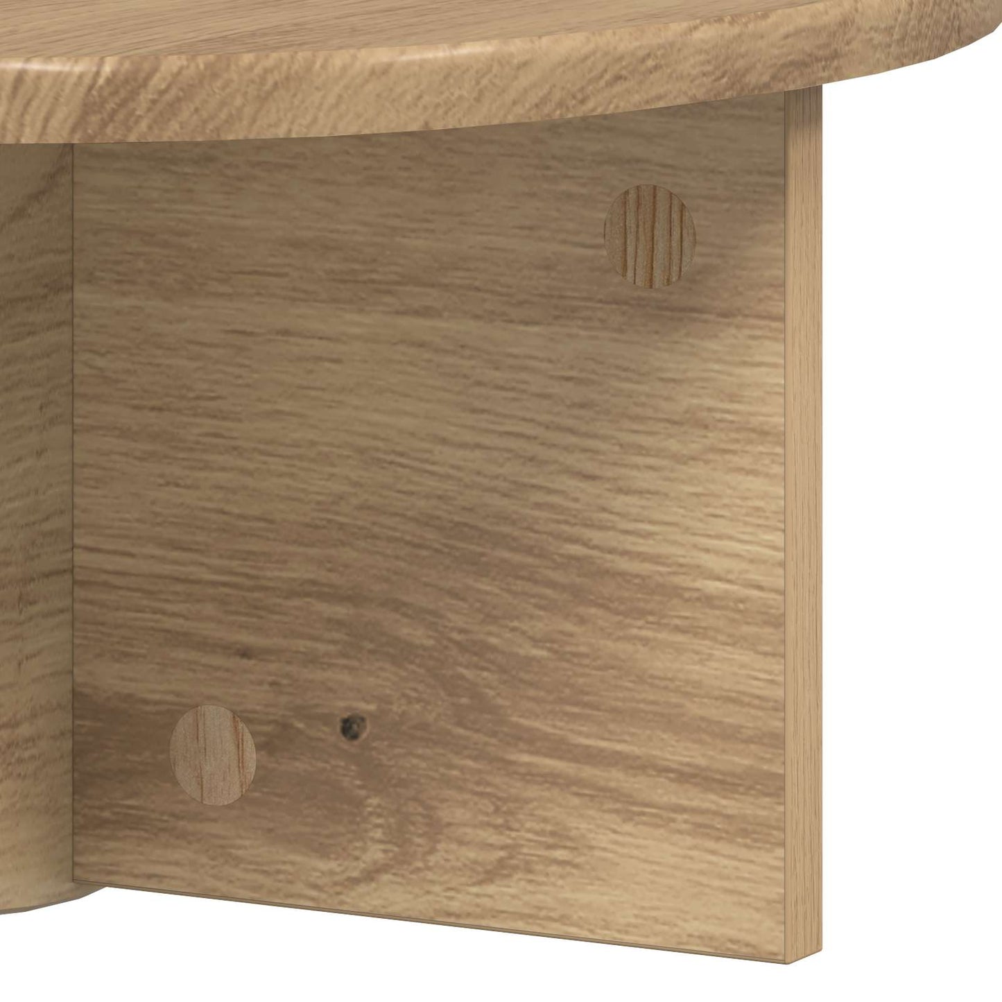 vidaXL Wall Shelf Wall-Mounted Artisan Oak 38 x 19 x 19 cm