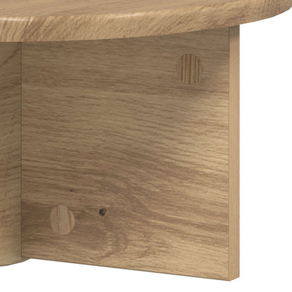 vidaXL Wall Shelf Wall-Mounted Artisan Oak 38 x 19 x 19 cm