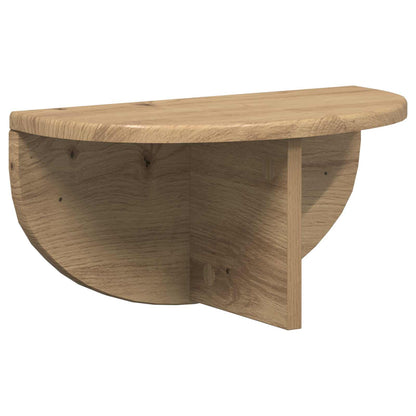 vidaXL Wall Shelf Wall-Mounted Artisan Oak 38 x 19 x 19 cm