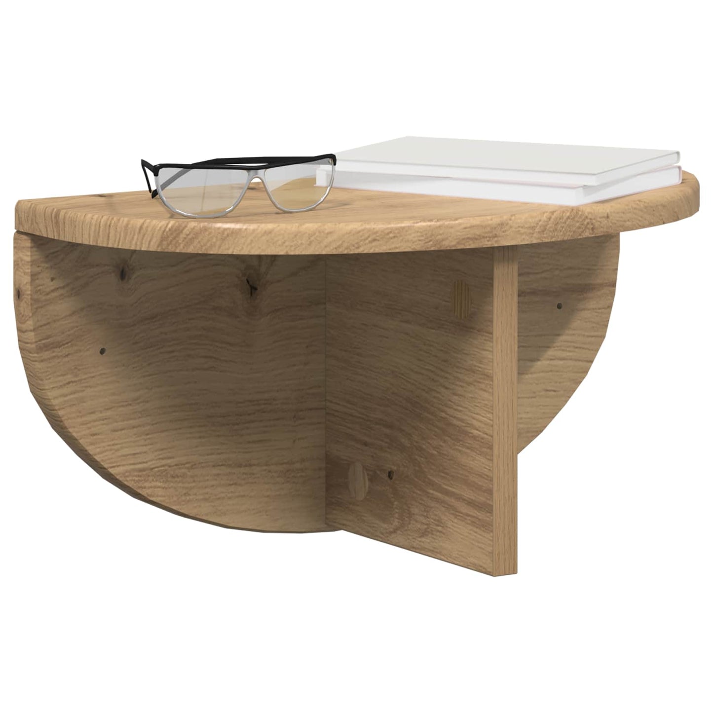 vidaXL Wall Shelf Wall-Mounted Artisan Oak 38 x 19 x 19 cm
