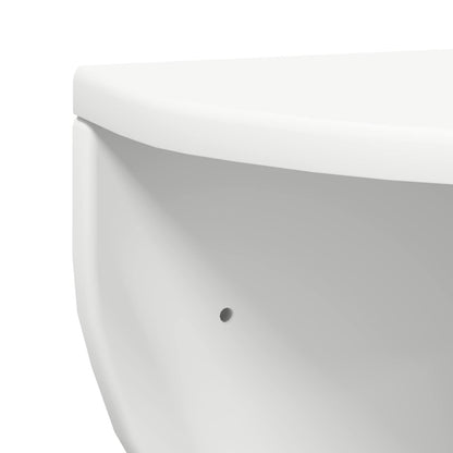 vidaXL Wall Shelf Wall-mounted White 48 x 24 x 24 cm Engineered Wood
