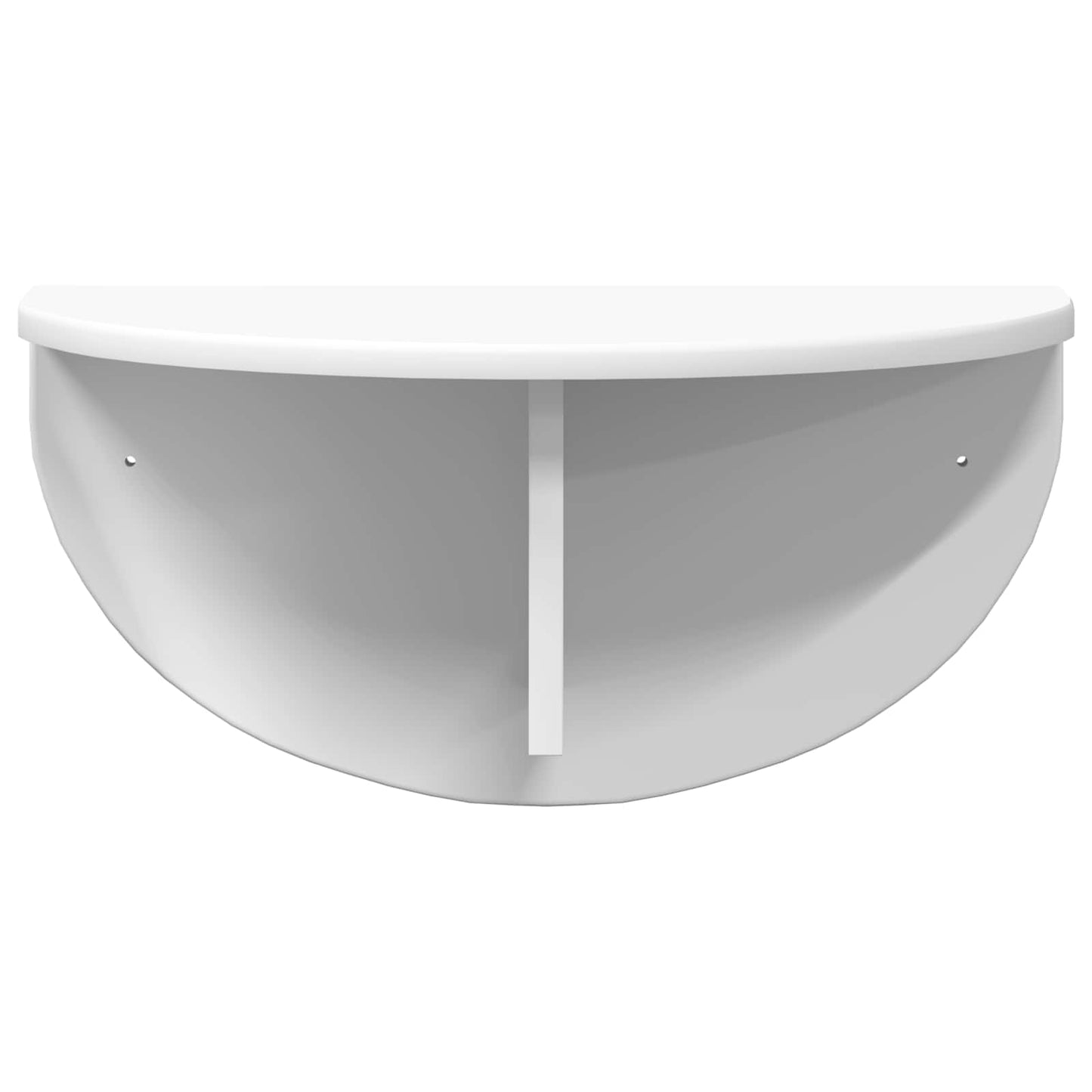 vidaXL Wall Shelf Wall-mounted White 48 x 24 x 24 cm Engineered Wood