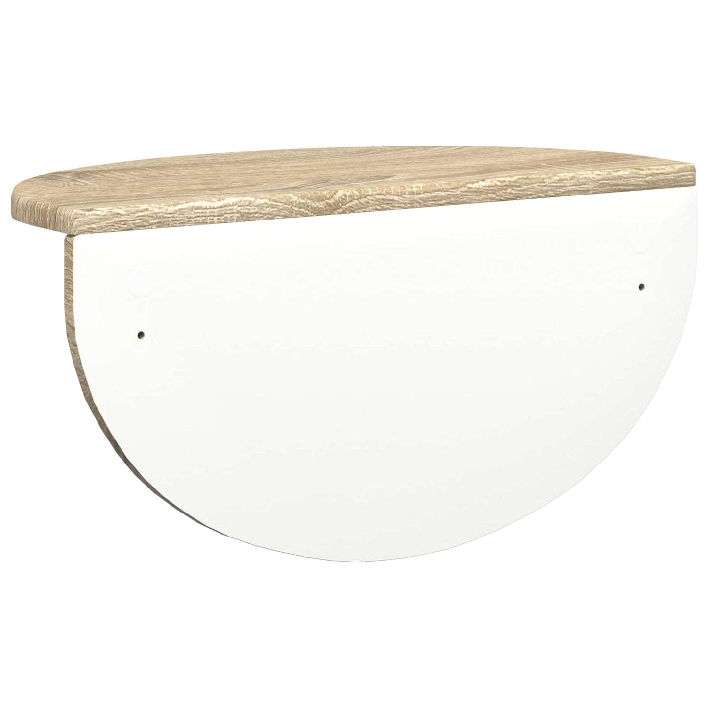 vidaXL Wall Shelf 2 pcs Sonoma Oak 48 x 24 x 24 cm Engineered Wood