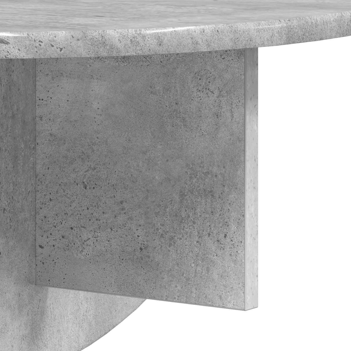 vidaXL Wall Shelf 2 pcs Concrete Grey 48 x 24 x 24 cm Engineered Wood
