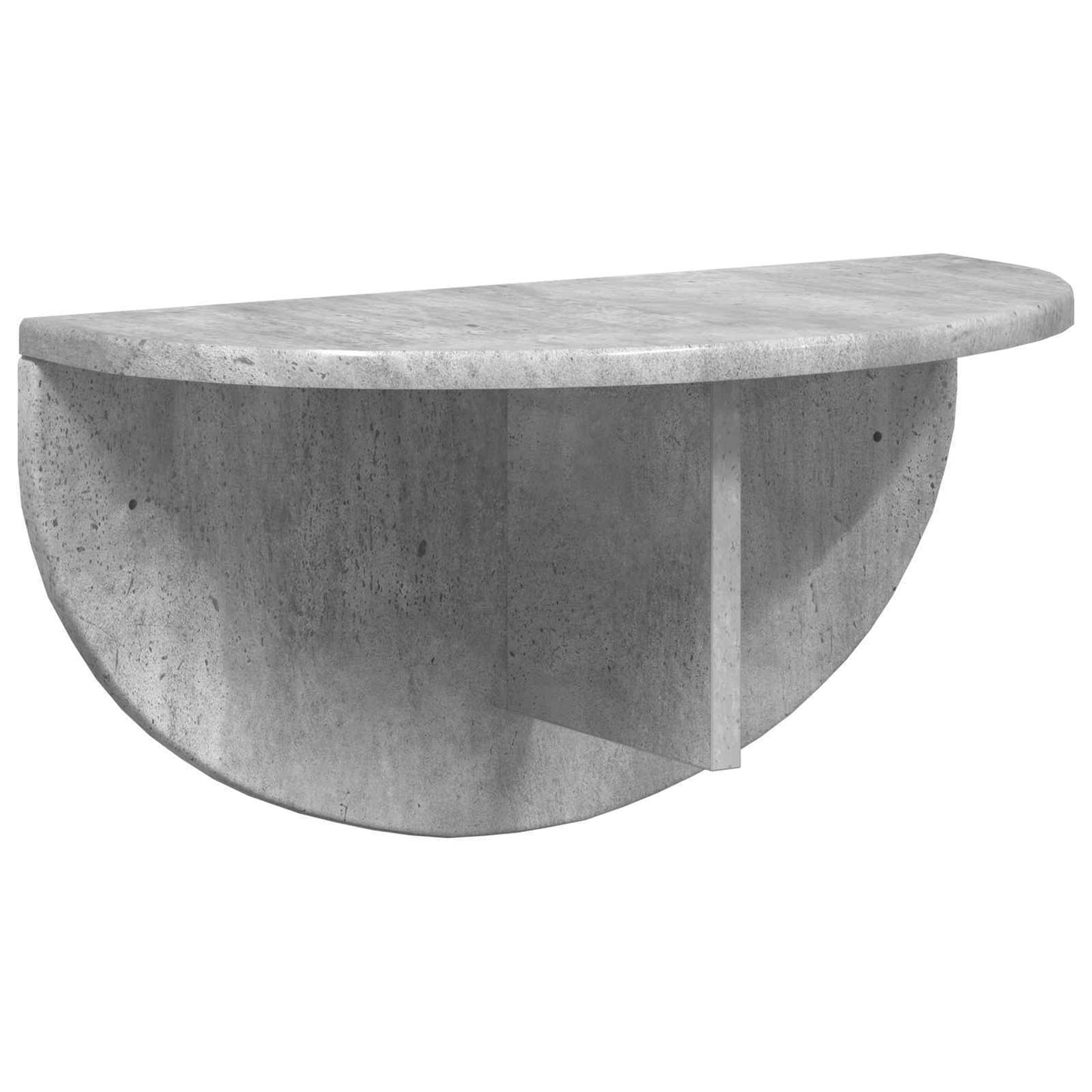 vidaXL Wall Shelf 2 pcs Concrete Grey 48 x 24 x 24 cm Engineered Wood