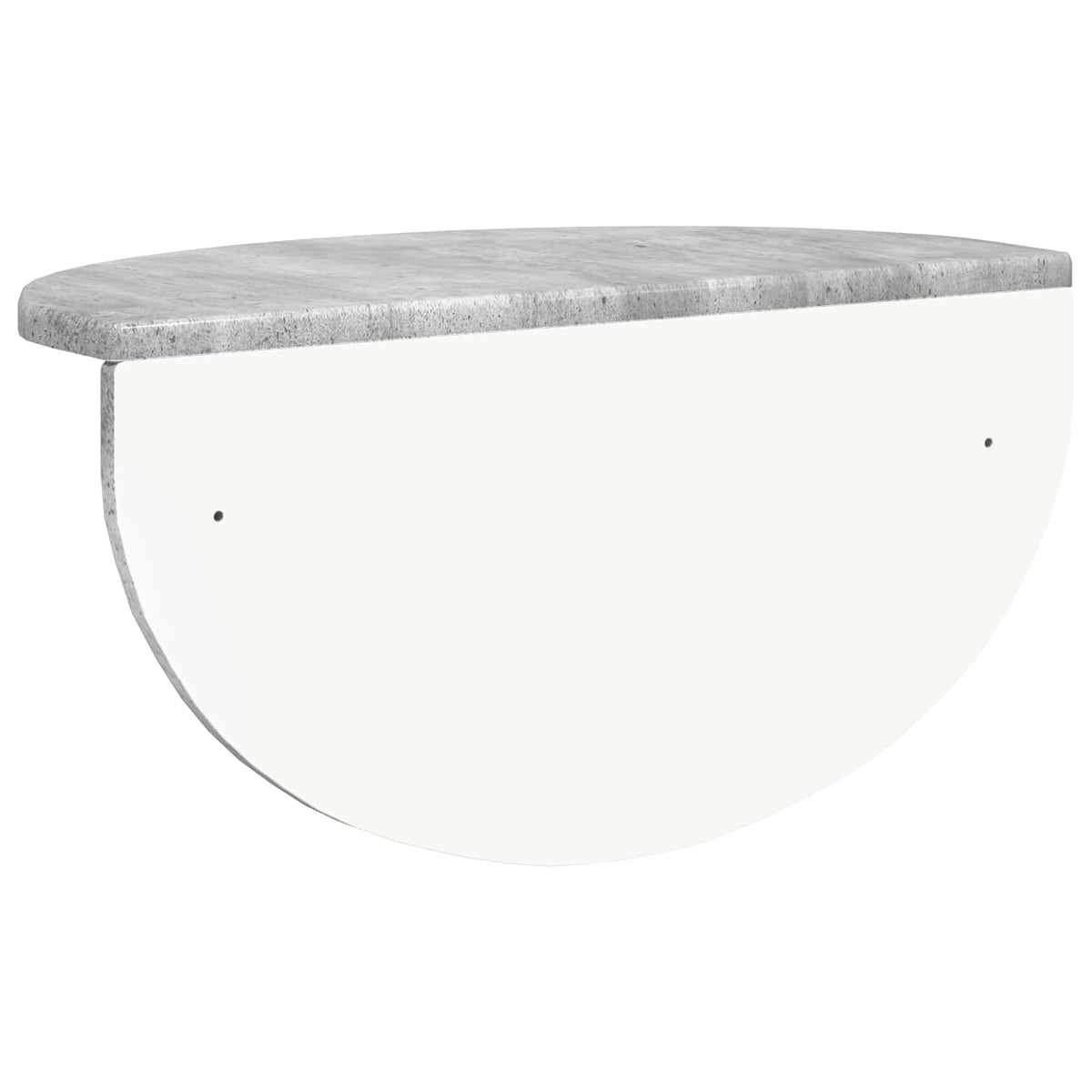 vidaXL Wall Shelf 2 pcs Concrete Grey 48 x 24 x 24 cm Engineered Wood
