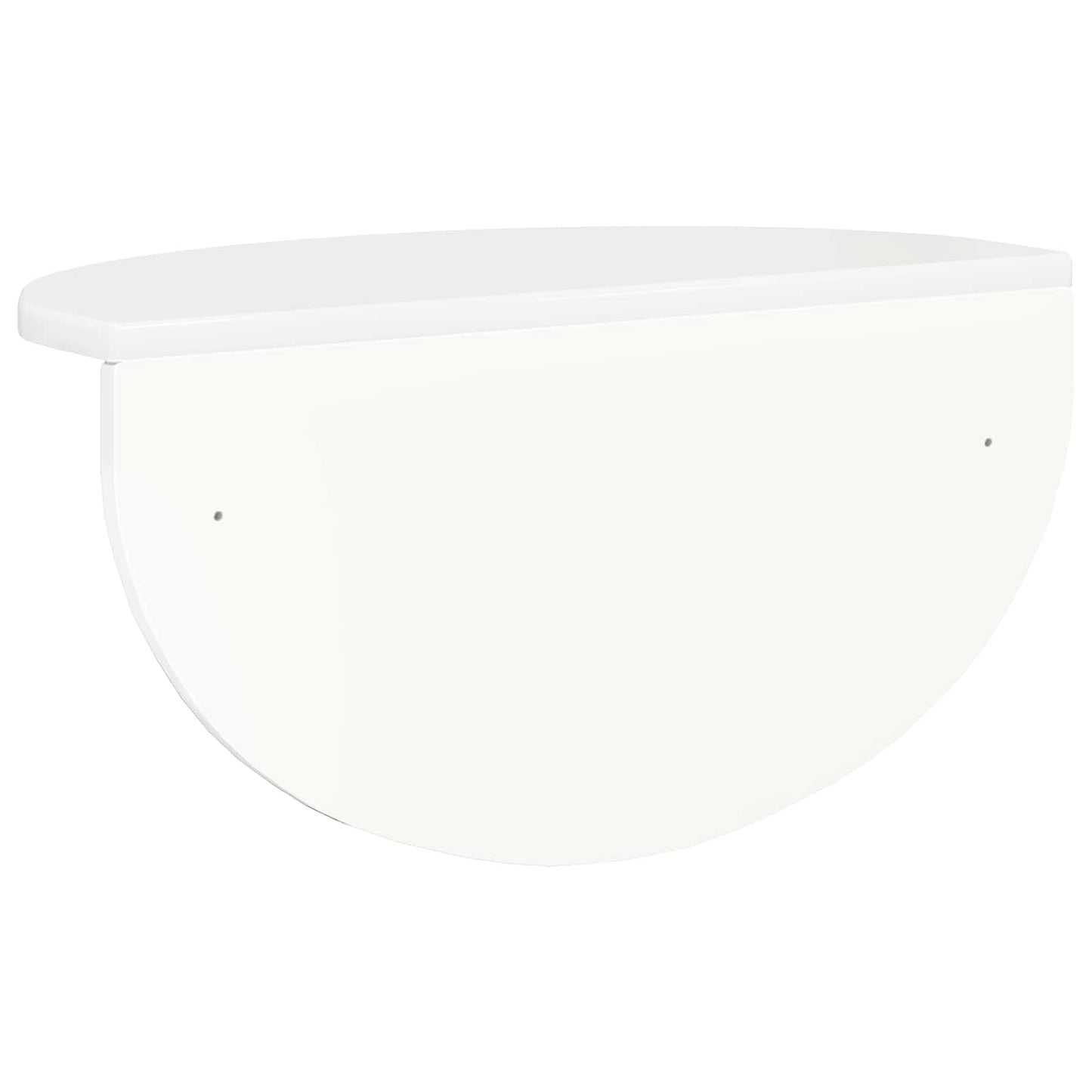 vidaXL Wall Shelf High Gloss White 48 x 24 x 24 cm Engineered Wood