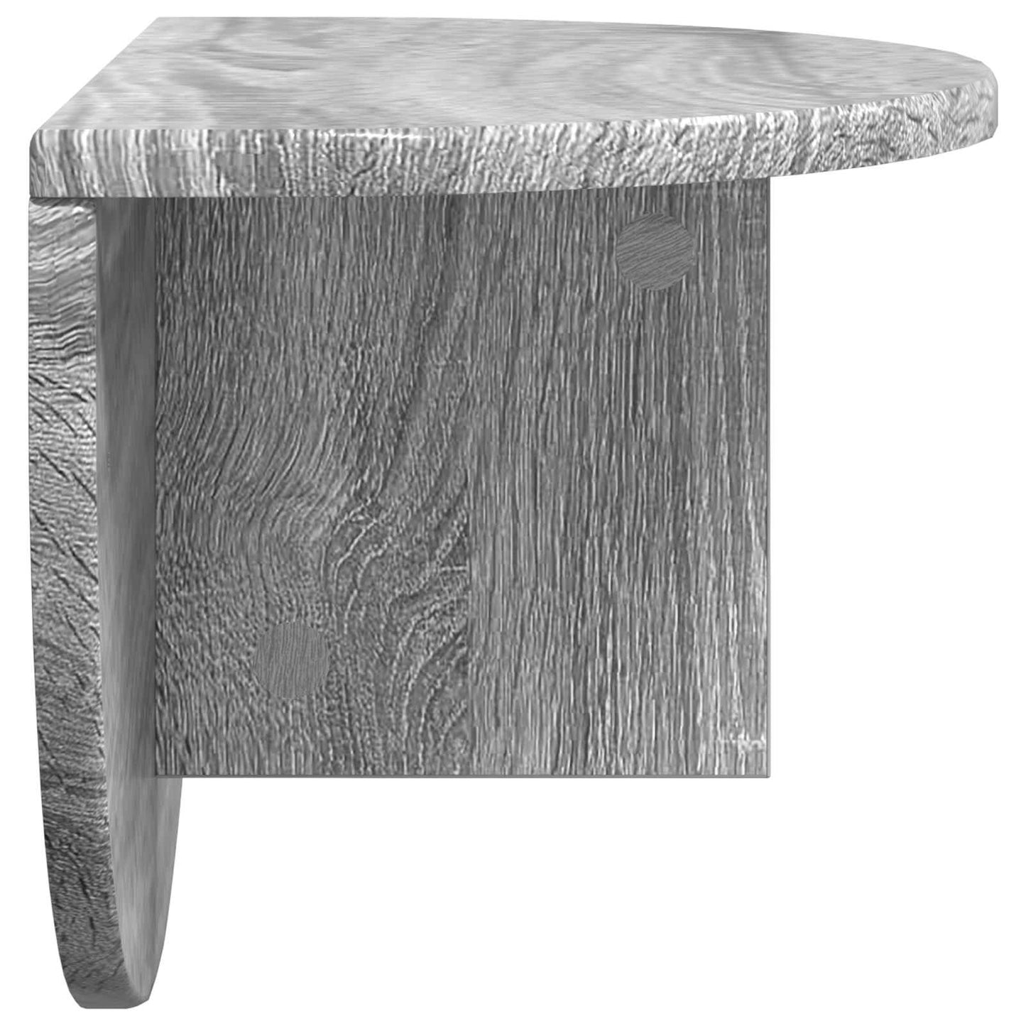 vidaXL Wall Shelf Grey Sonoma 48 x 24 x 24 cm Engineered Wood