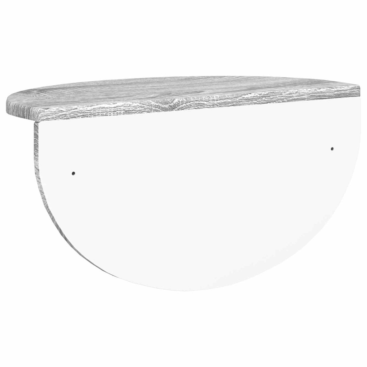 vidaXL Wall Shelf 2 pcs Grey Sonoma 48 x 24 x 24 cm Engineered Wood