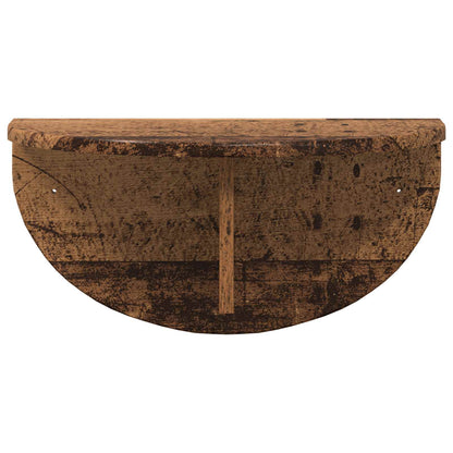 vidaXL Wall Shelf Old Wood 48 x 24 x 24 cm Engineered Wood