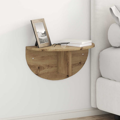 vidaXL Wall Shelf Wall-Mounted Artisan Oak 48 x 24 x 24 cm